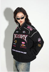 Motorcycle Embroidered Jacket