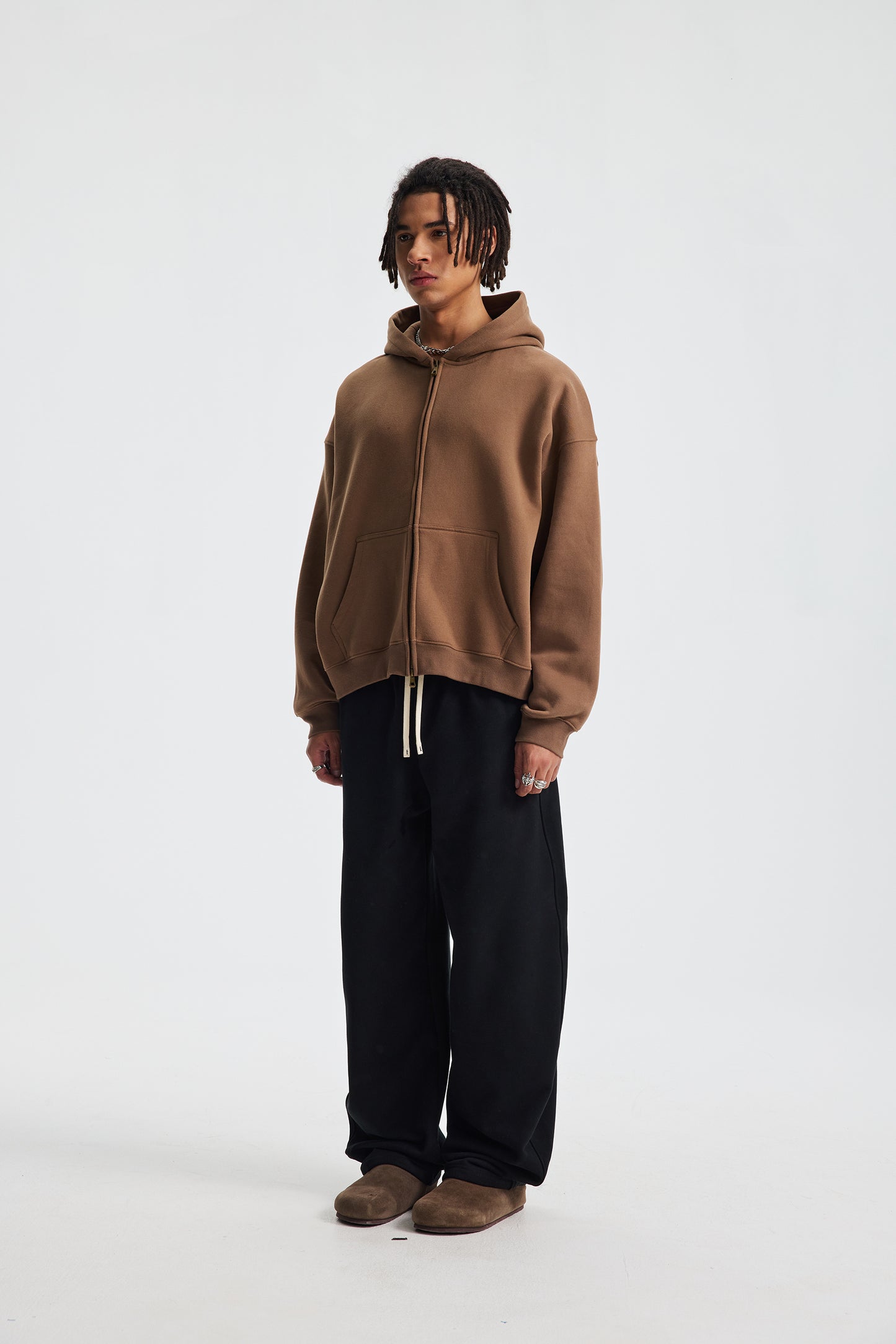 Box Zip Hoodie
