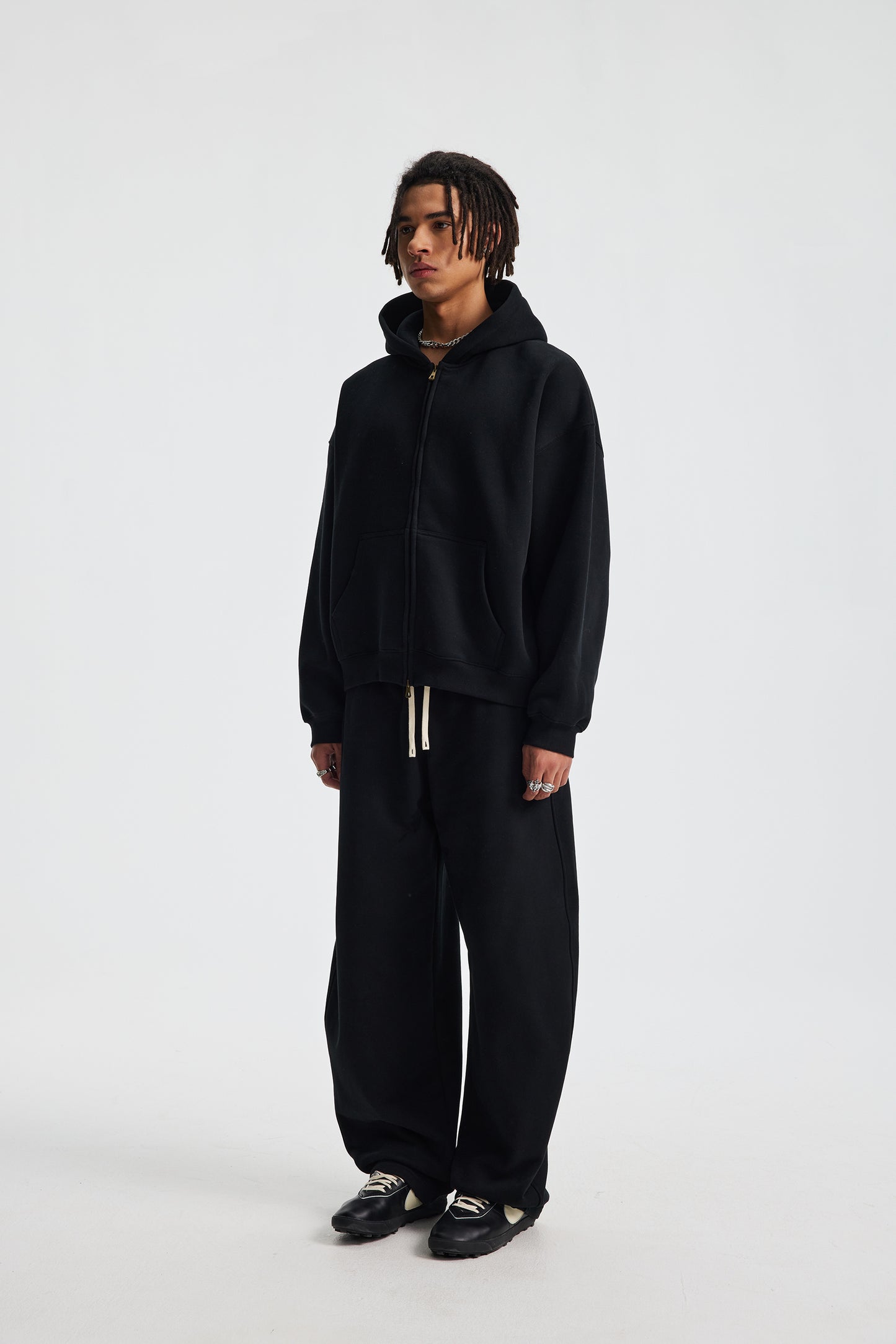 Box Zip Hoodie