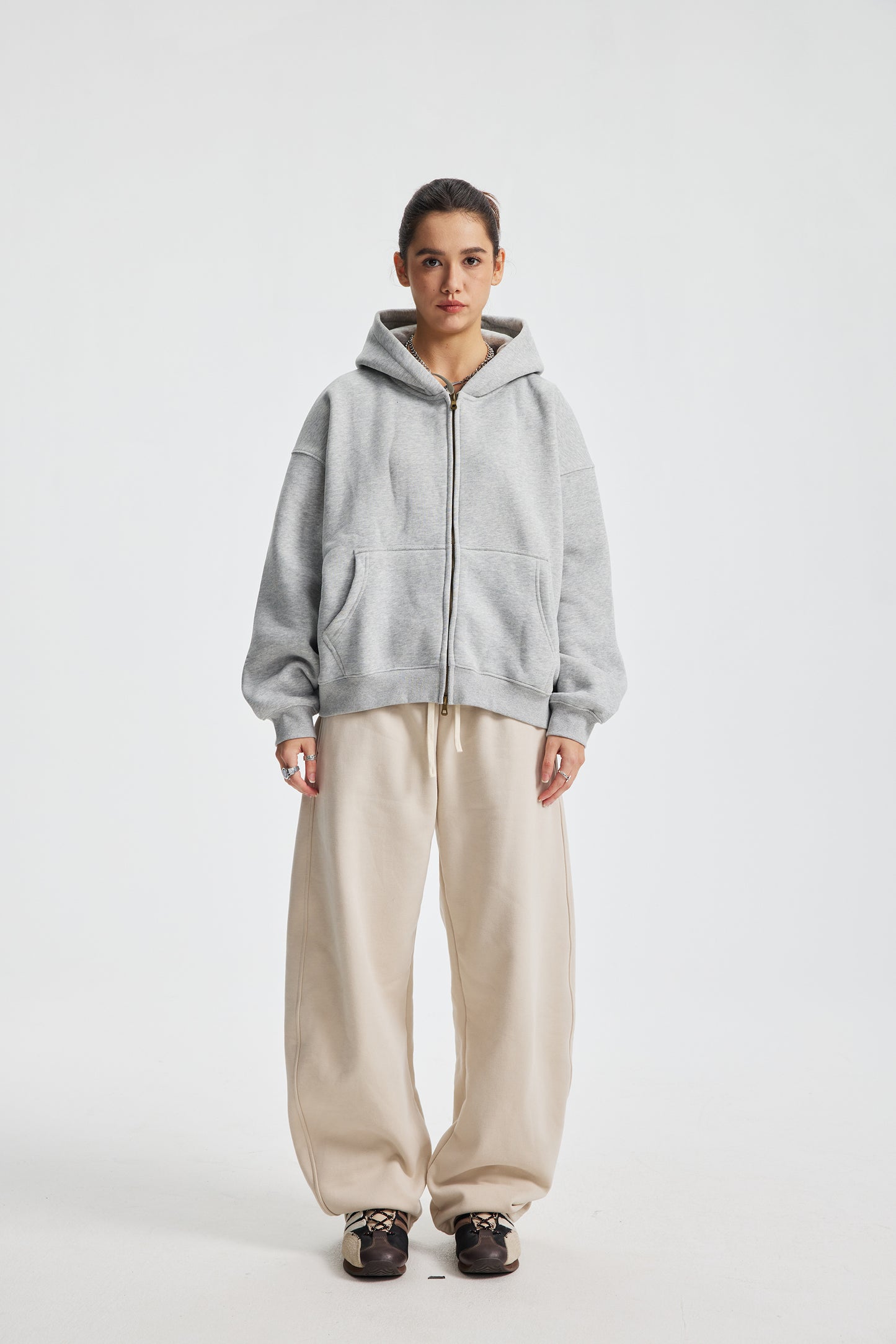 Box Zip Hoodie