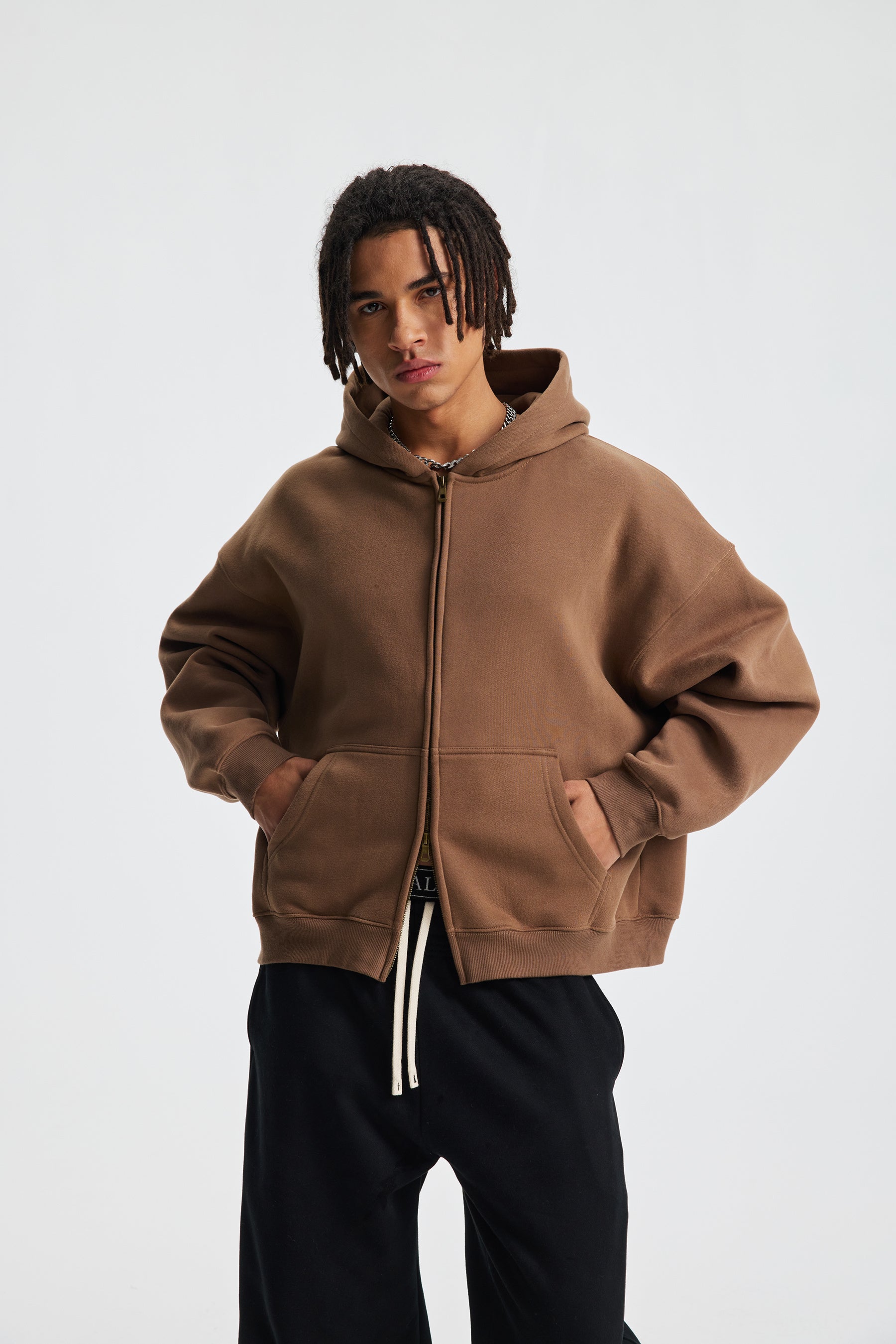 Box Zip Hoodie
