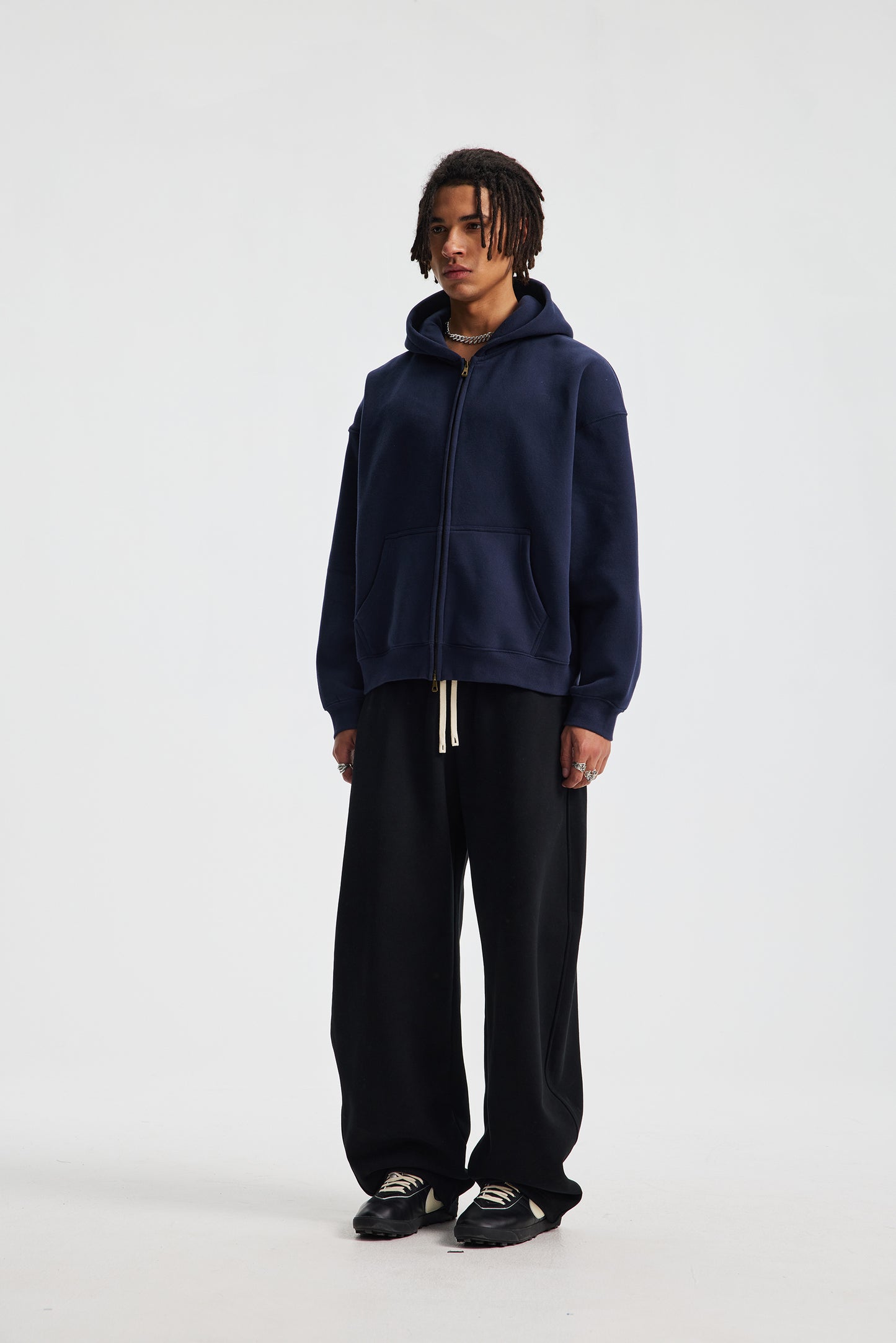 Box Zip Hoodie
