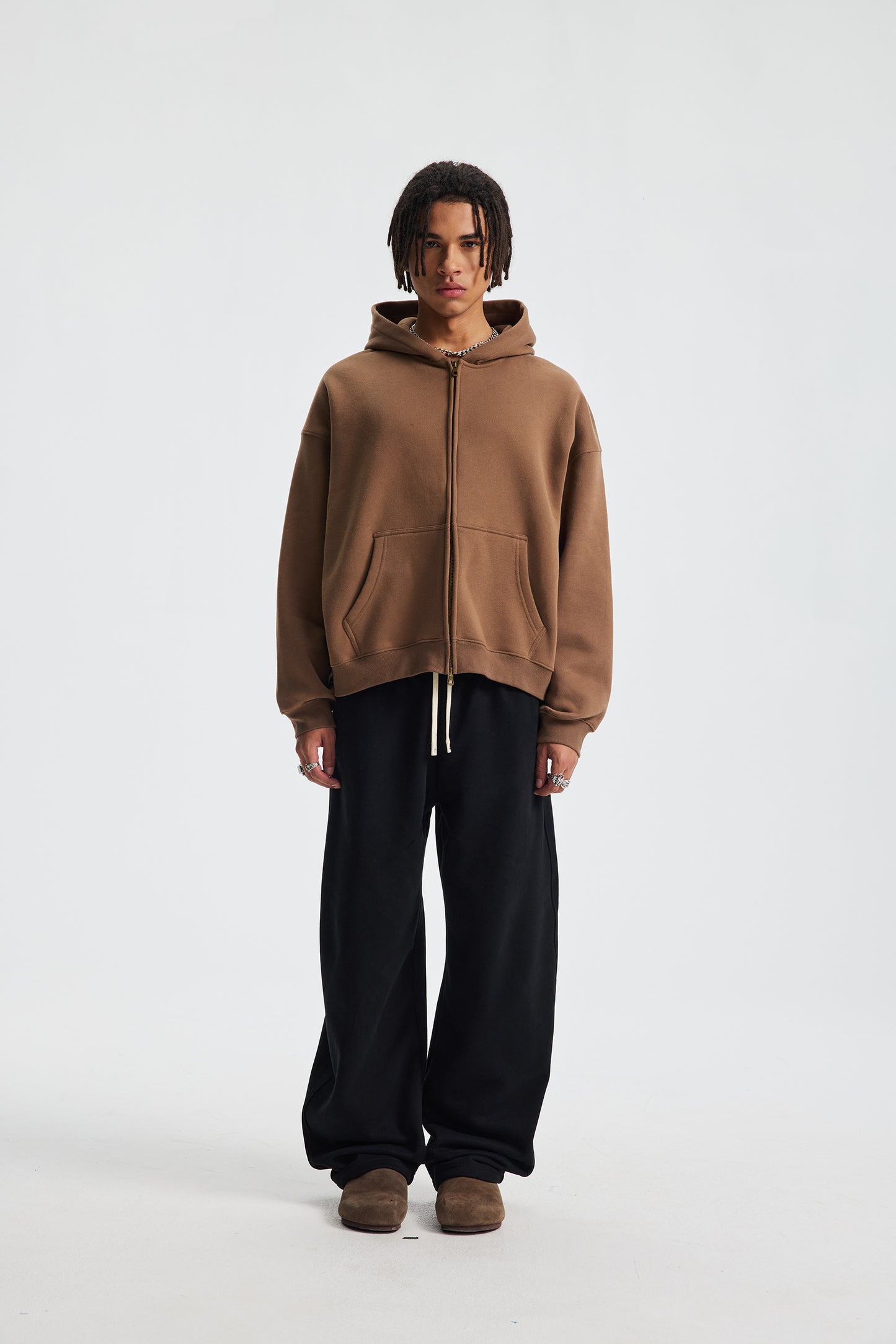 Box Zip Hoodie