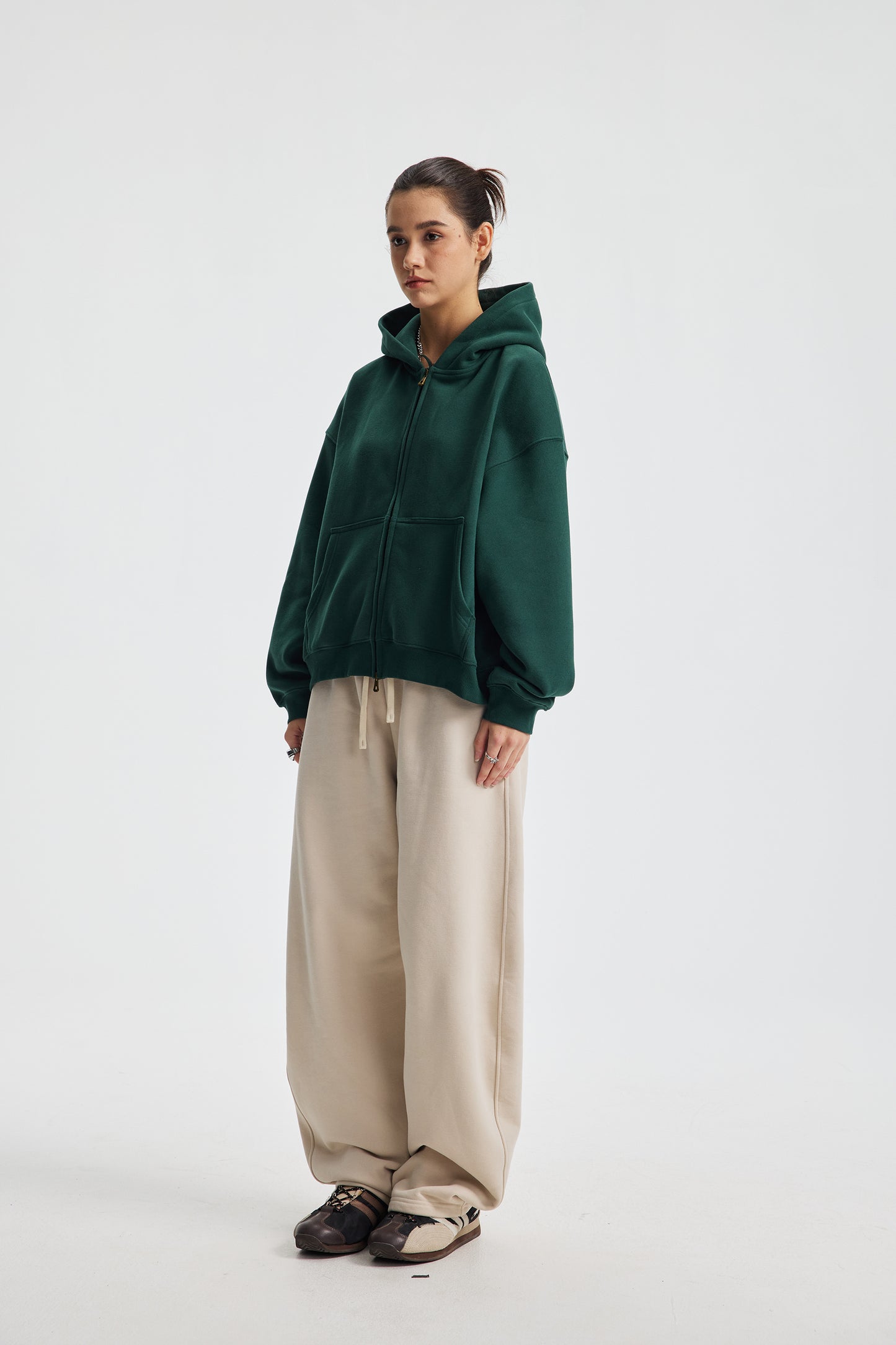 Box Zip Hoodie