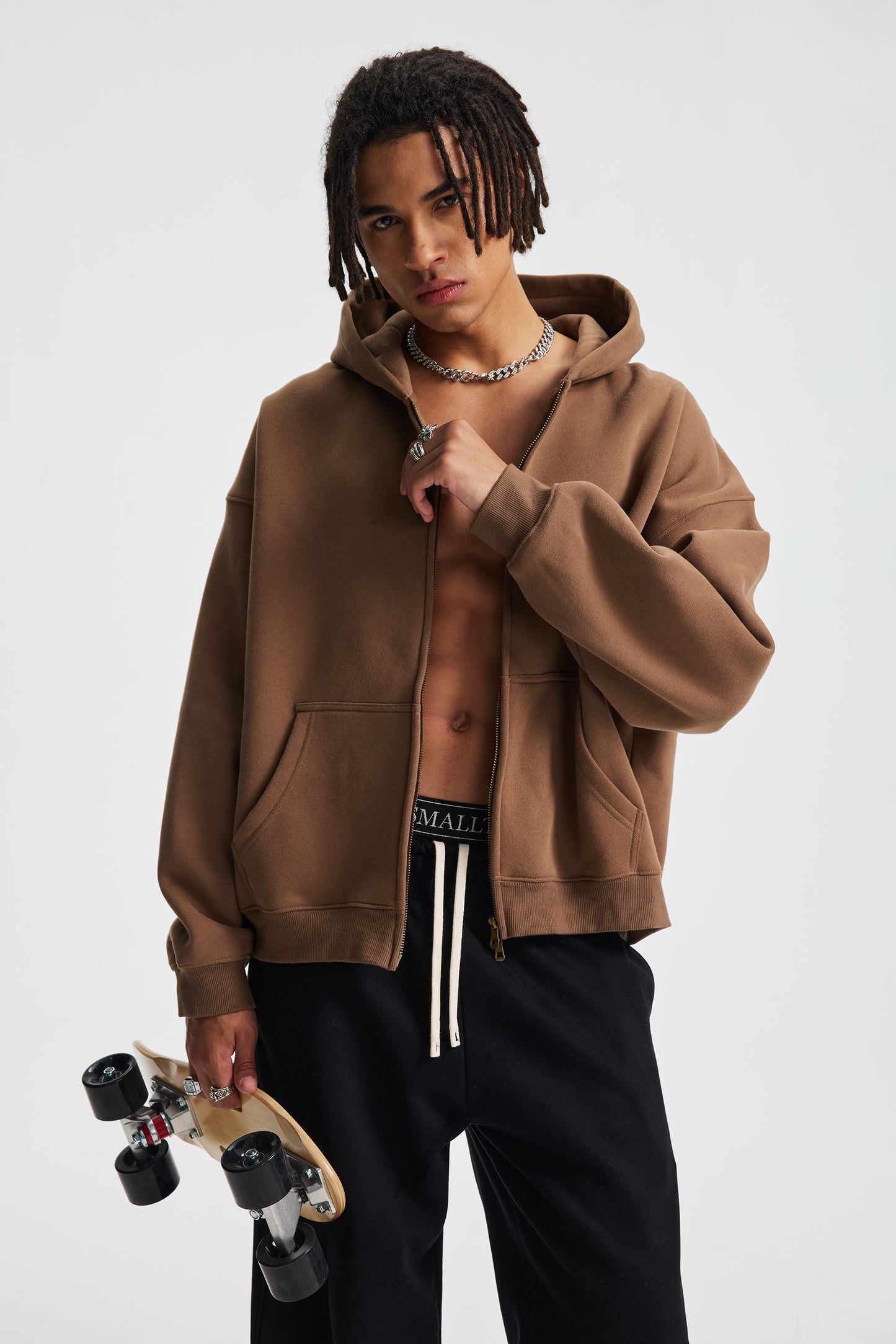 Box Zip Hoodie