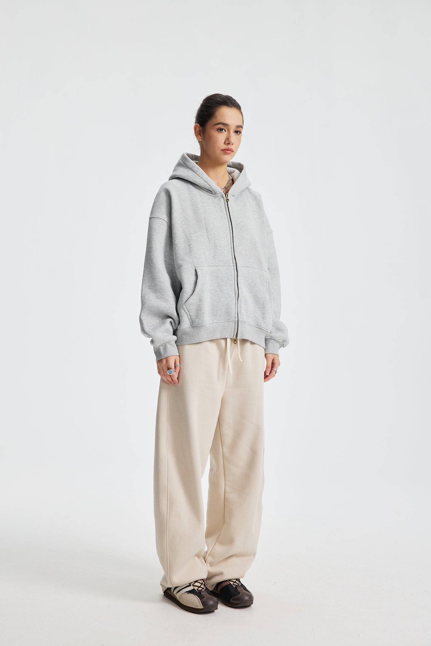 Box Zip Hoodie