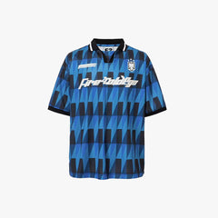 Striped Pattern Retro Jersey