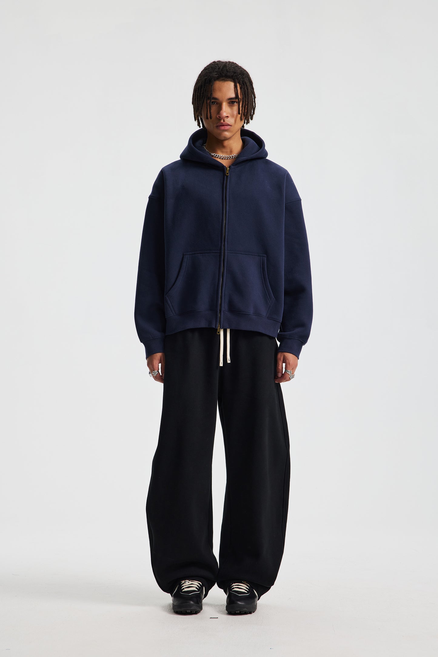 Box Zip Hoodie