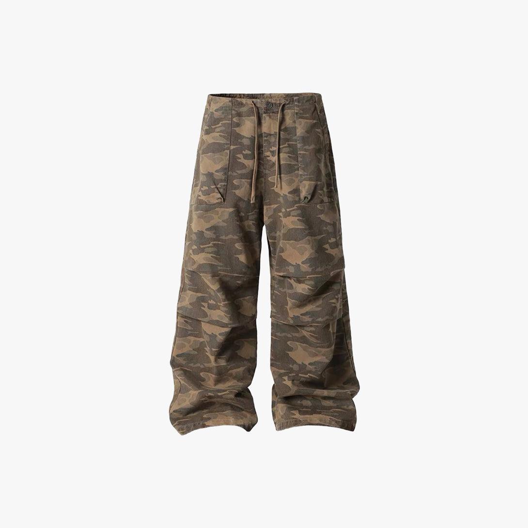 Camouflage Wide Leg Cargo - VONVATCH