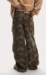 Camouflage Wide Leg Cargo - VONVATCH