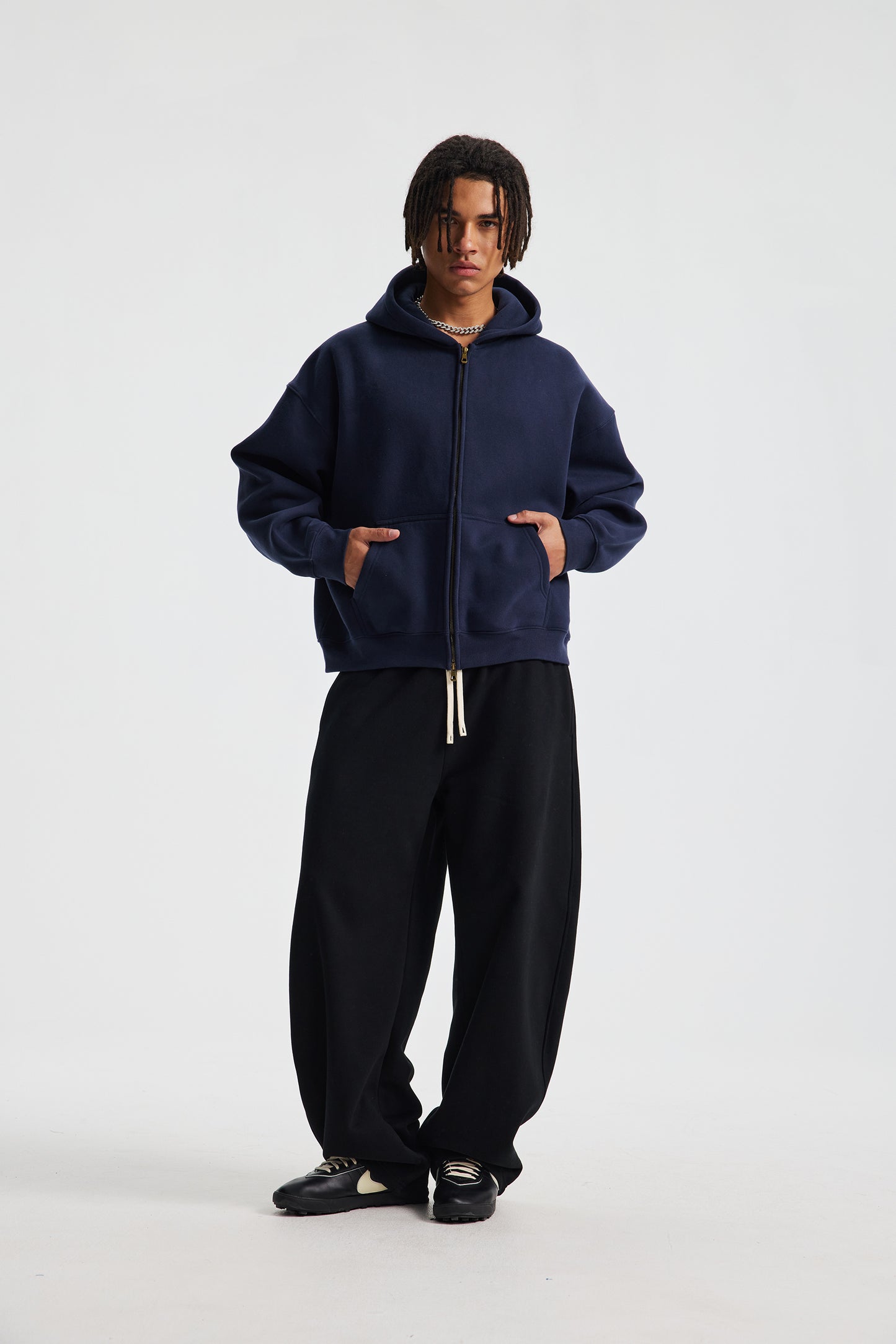 Box Zip Hoodie