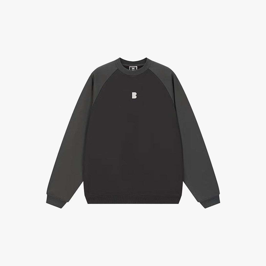 Contrast Stitching Raglan Sweatshirt - VONVATCH