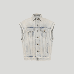 Dapple Denim Vest - VONVATCH