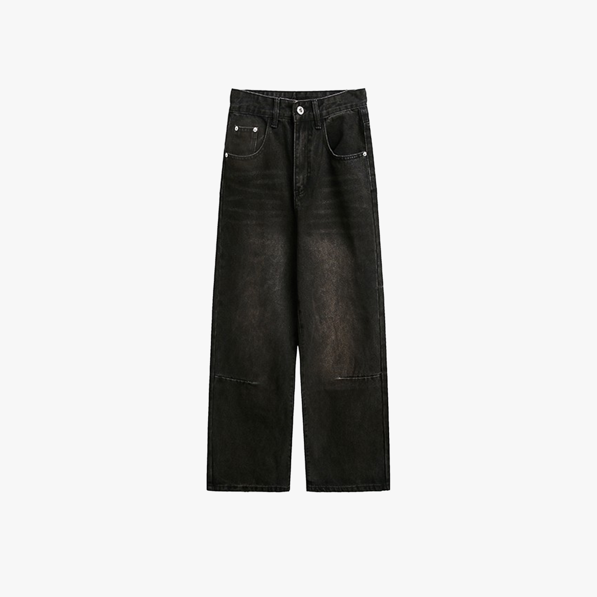 Black Faded Pants