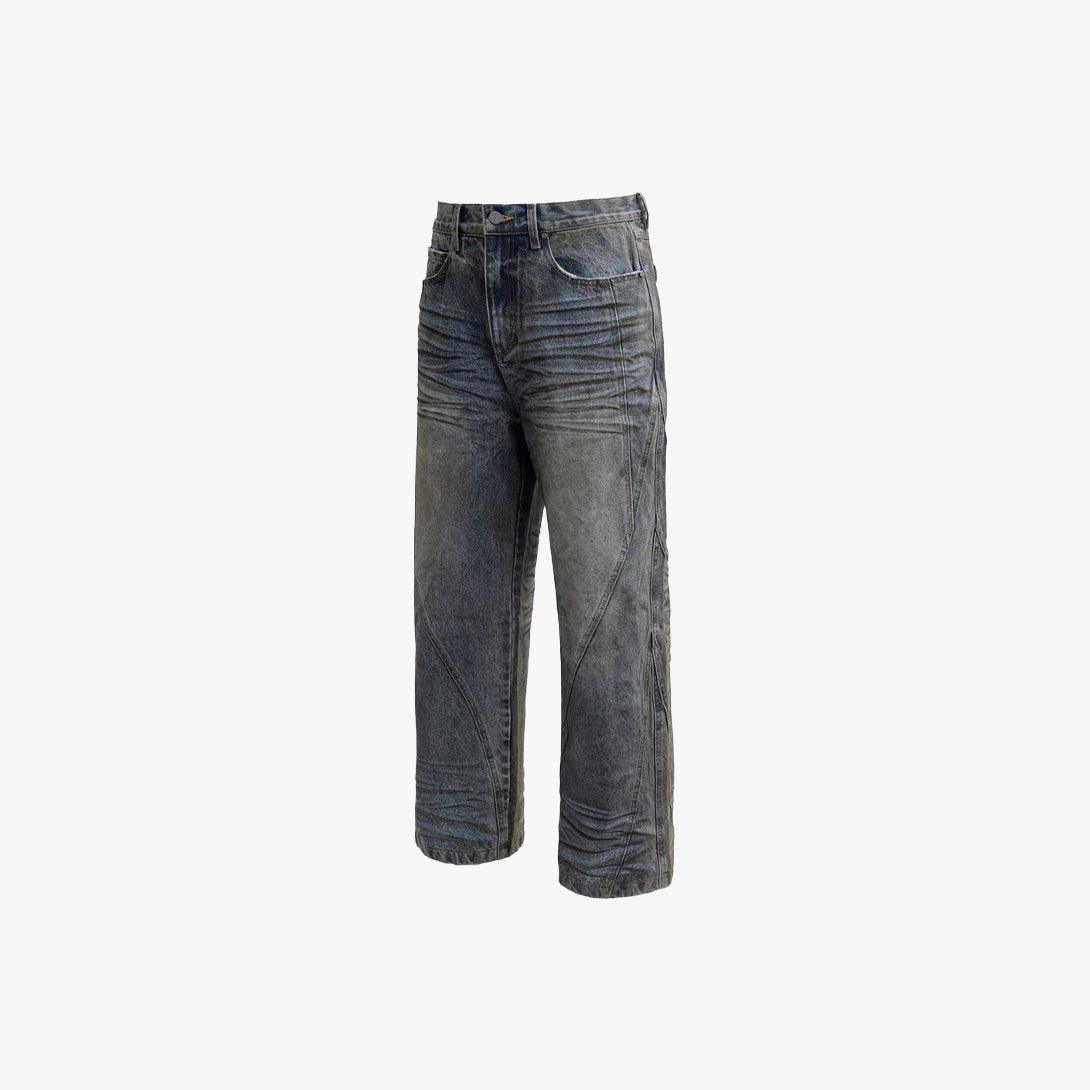 Distressed Mud Stained Jeans - VONVATCH