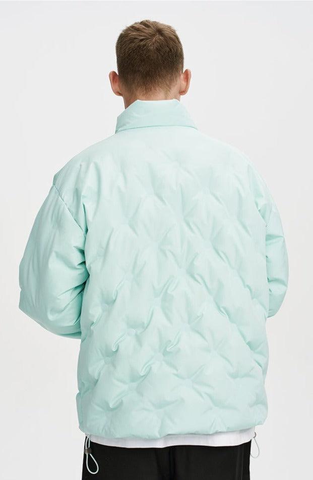 Embossed Rhombus Down Jacket - VONVATCH