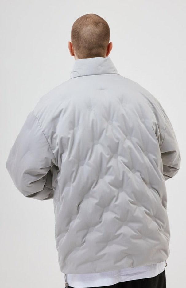 Embossed Rhombus Down Jacket - VONVATCH