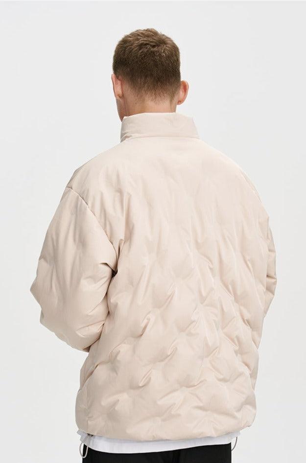 Embossed Rhombus Down Jacket - VONVATCH