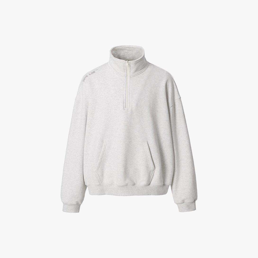 Embroidered Half Zip Sweatshirt - VONVATCH