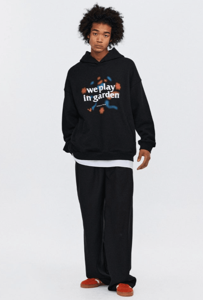 Fuzzy Embroidered Hoodie - VONVATCH