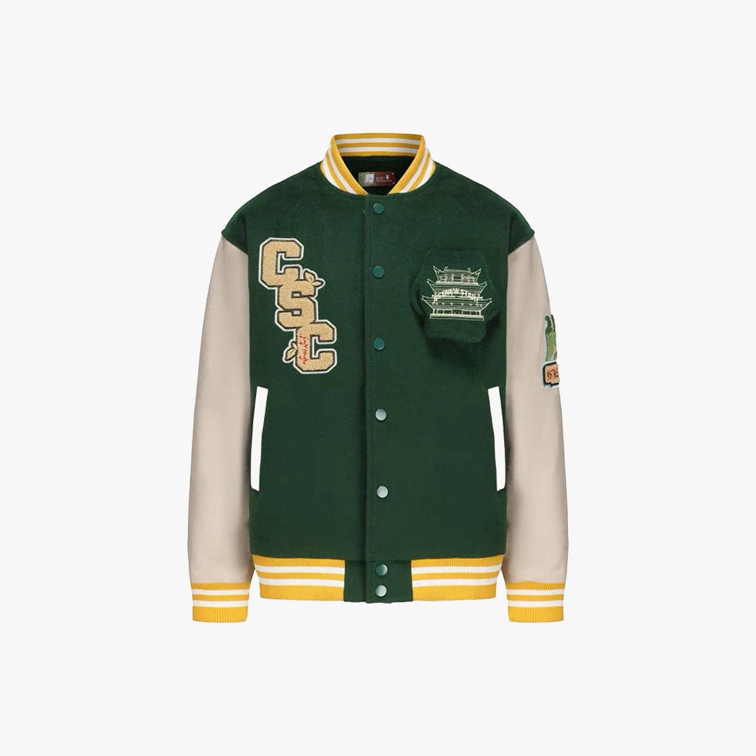 Loose Cotton Baseball Jacket - VONVATCH