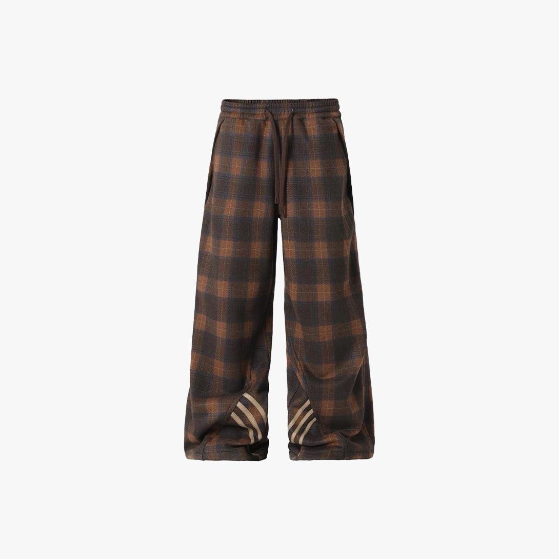 Maillard Plaid Pants - VONVATCH