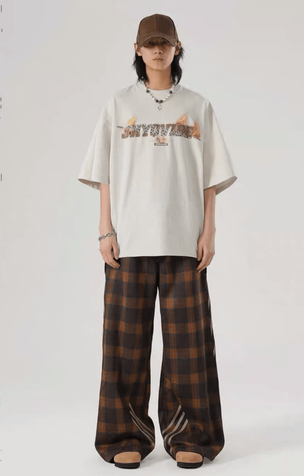 Maillard Plaid Pants - VONVATCH