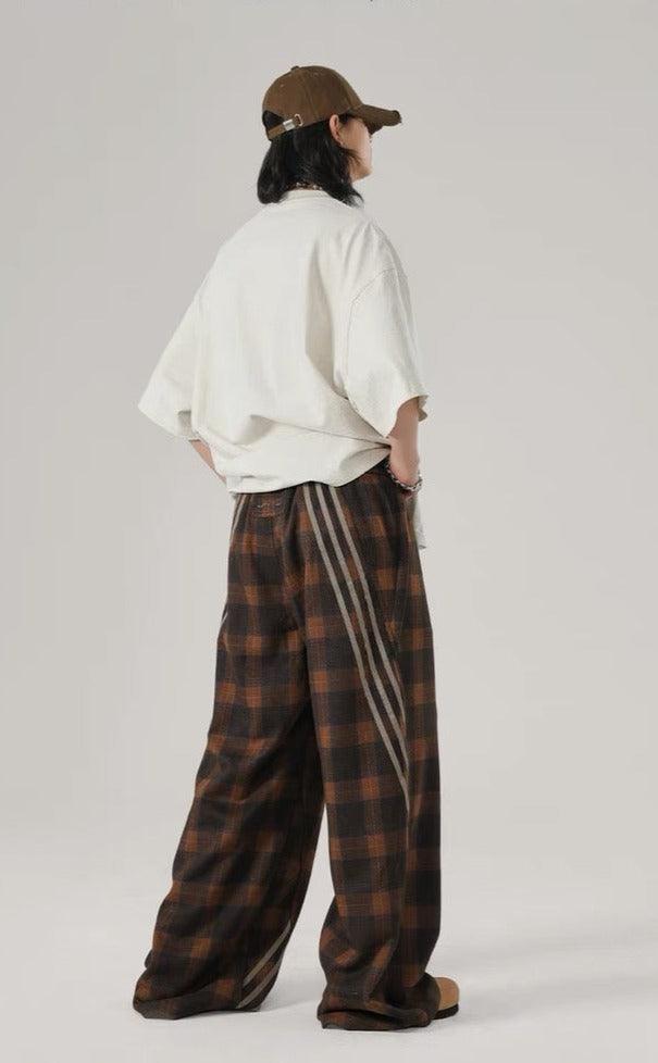 Maillard Plaid Pants - VONVATCH