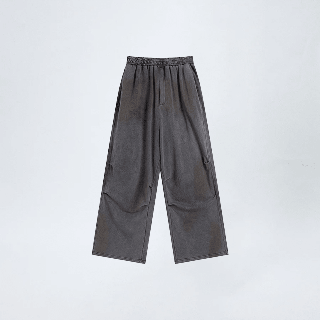 Mud Washed Casual Pants - VONVATCH