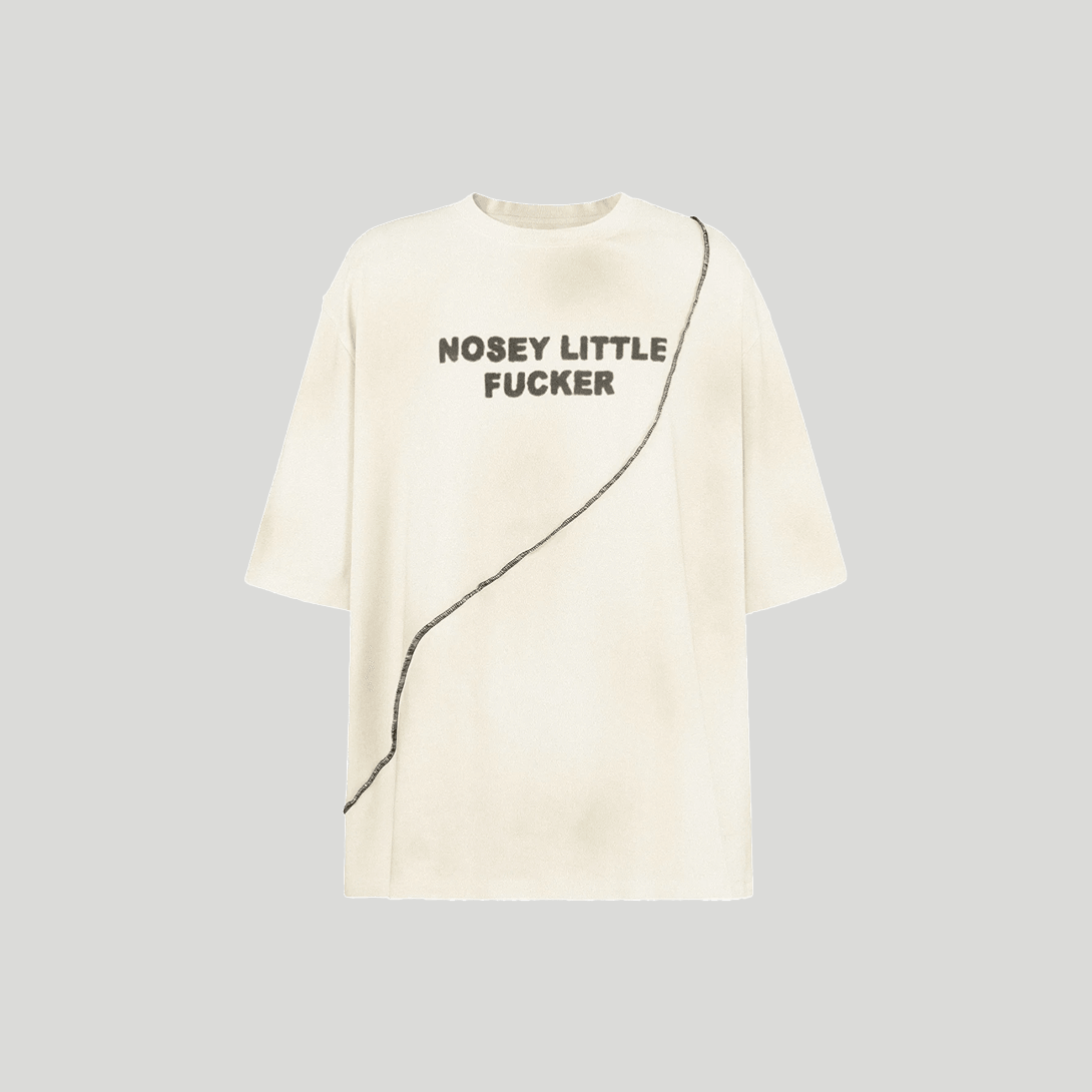 Nosey Little Cotton Tee - VONVATCH