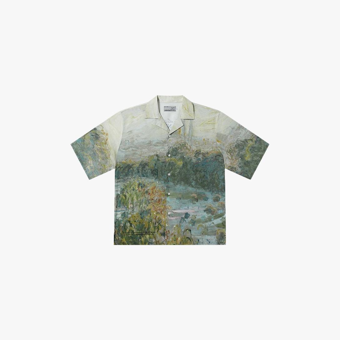 Painting Monet Print Shirt - VONVATCH