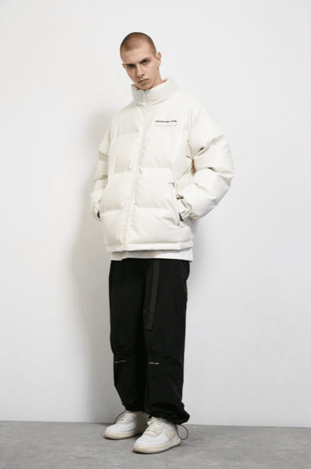 PU Leather Cotton Coat - VONVATCH