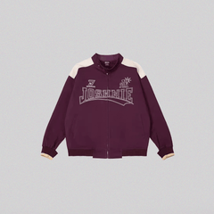 Purple Motorcycle Cotton Jacket - VONVATCH