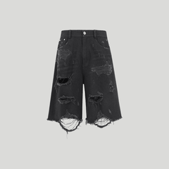 Quoteen Denim Shorts - VONVATCH