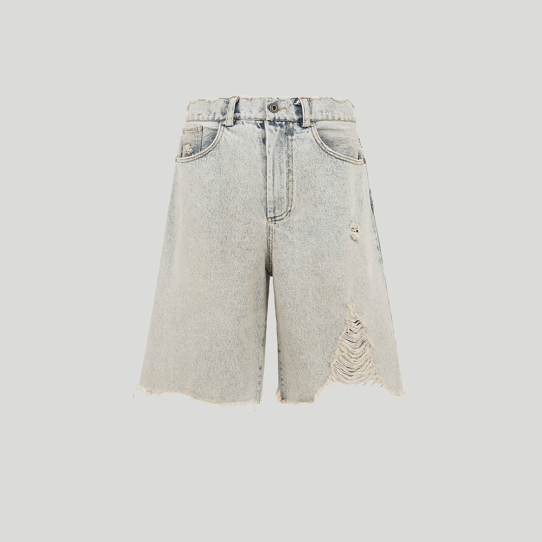 Rapple Denim Shorts - VONVATCH