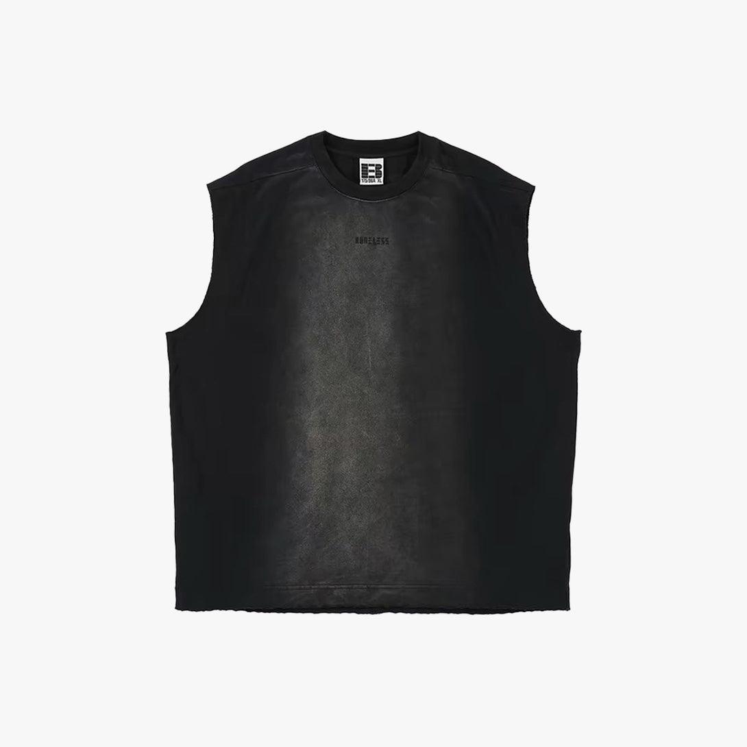 Raw Edge Structure Vest Pure Cotton - VONVATCH