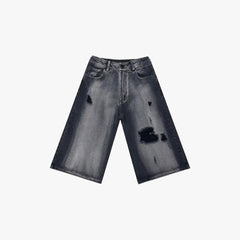 Retro 7 Point Denim Shorts - VONVATCH