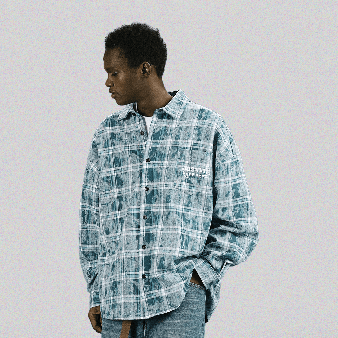 Retro Green Plaid Shirt - VONVATCH