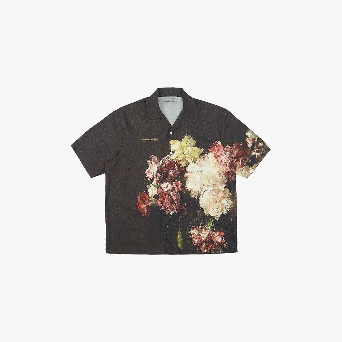 Retro Oil Painting Flower Shirt - VONVATCH