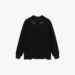 Retro V Neck Long Sleeves - VONVATCH