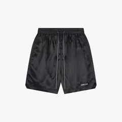 Satin Embroidered Cotton Shorts - VONVATCH