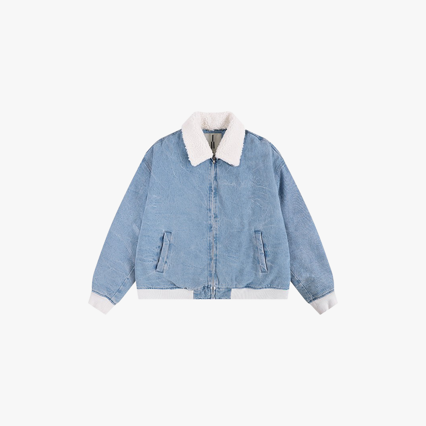 Jeansjacke mit Fleecefutter