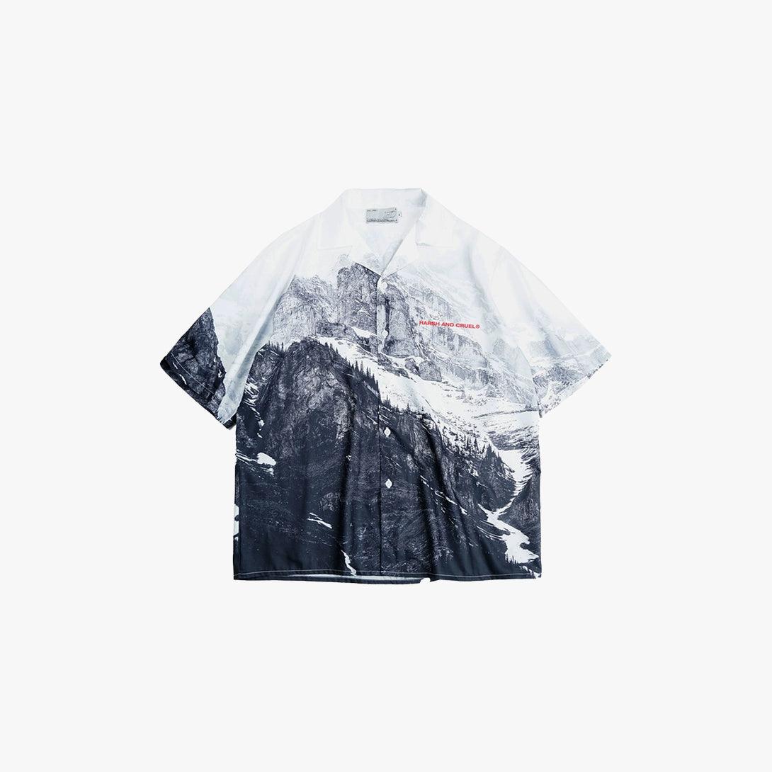 Snow Mountain Hawaiian Shirt - VONVATCH