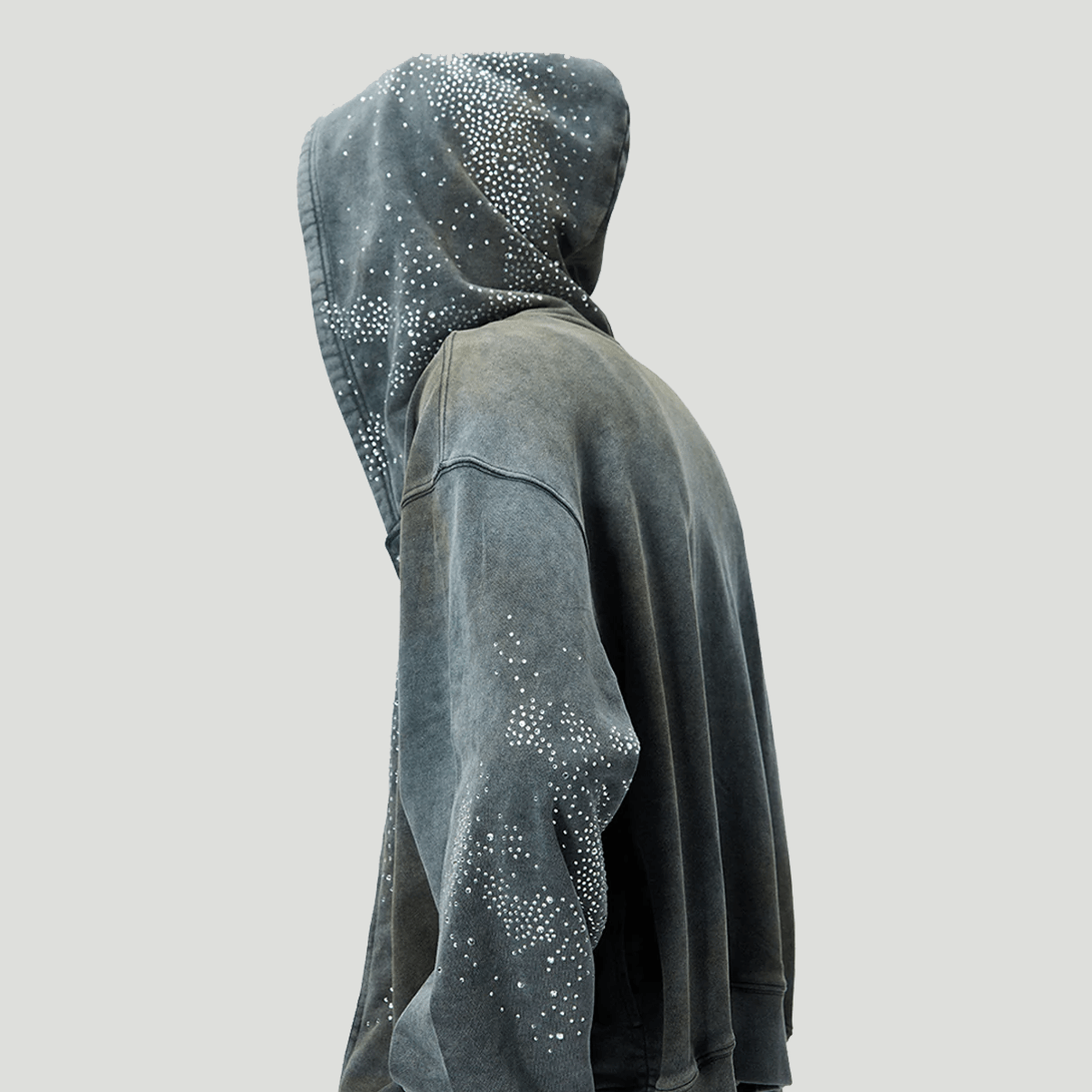 Washed Distressed Hoodie - VONVATCH