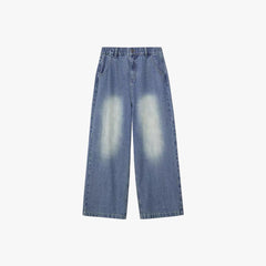 Washed Wide Leg Denim - VONVATCH